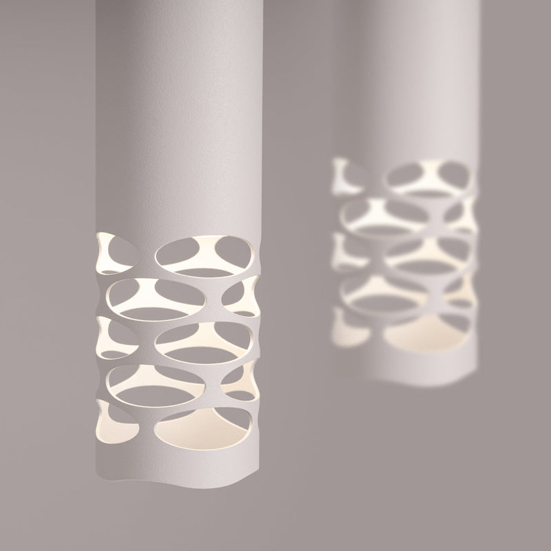 LED Pendelleuchte Liro 2-flammig Weiß – Minimalistisches Design-Leuchtezauber