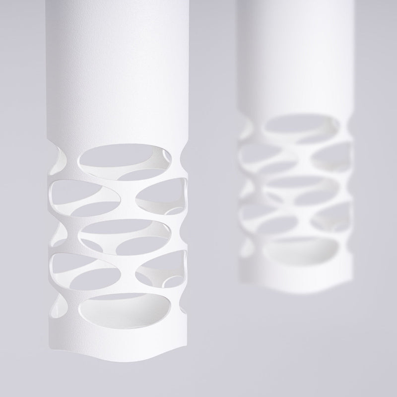 LED Pendelleuchte Liro 2-flammig Weiß – Minimalistisches Design-Leuchtezauber