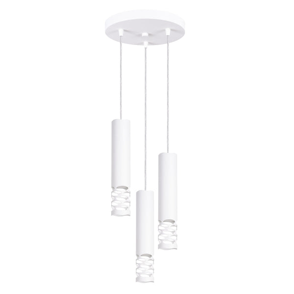 LED Pendelleuchte Liro 3-flammig Weiß – Modernes Design-Leuchtezauber