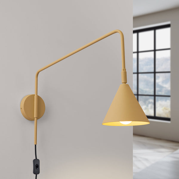 Wandleuchte Nox Golden Edle Wandlampe Mit Goldenem Glanz Für Stilvolle Akzente-Leuchtezauber