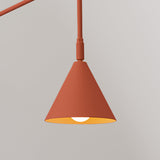 Wandleuchte Nox Roter Ocker Ausdrucksstarke Wandlampe In Warmer Ockerfarbe-Leuchtezauber