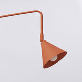 Wandleuchte Nox Roter Ocker Ausdrucksstarke Wandlampe In Warmer Ockerfarbe-Leuchtezauber