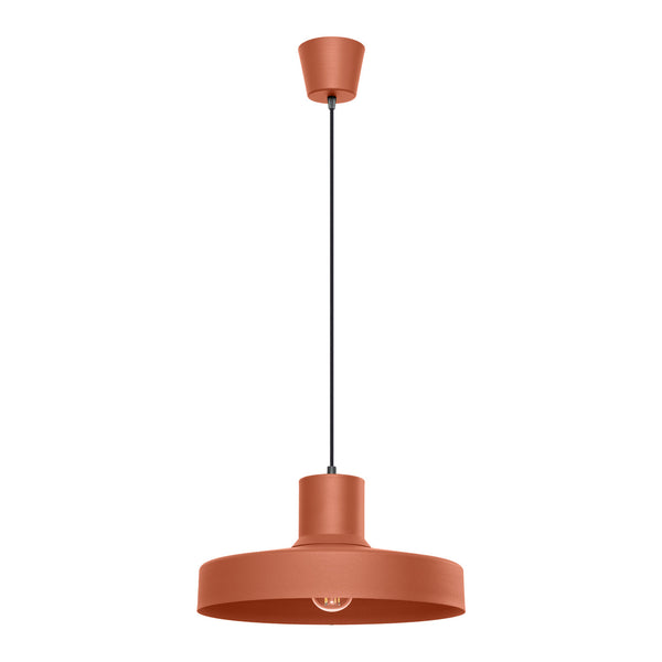 LED Pendelleuchte Bilo Roter Ocker – Skandinavisches Design-Leuchtezauber