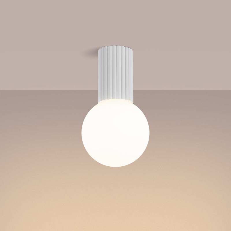 Deckenlampe Halo Weiß Ip44 Klassisch & Vielseitig Einsetzbar-Leuchtezauber