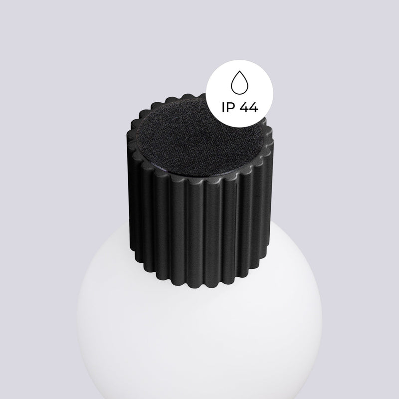 Wandleuchte Halo Schwarz Ip44 Schlichte Wandlampe In Tiefem Schwarz Für Bad & Flur-Leuchtezauber
