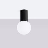 Deckenlampe Halo Schwarz Ip44 Zeitloses Design Für Feuchträume-Leuchtezauber