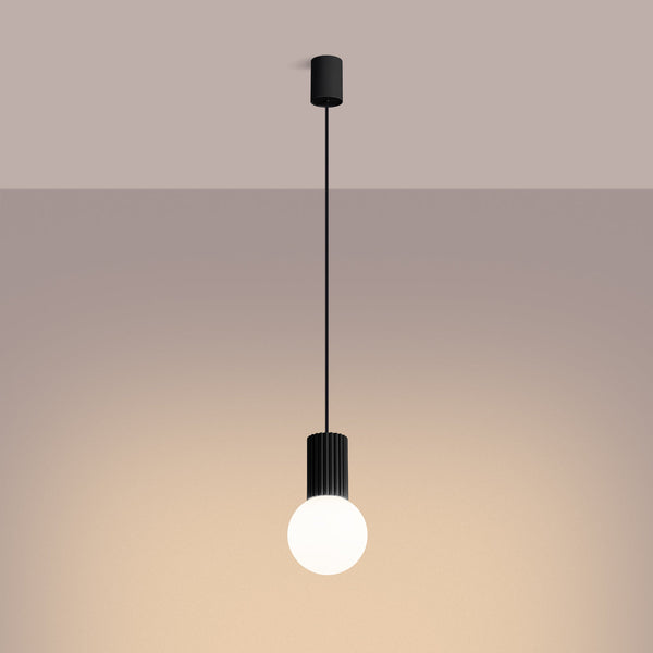LED Pendelleuchte Halo 1-flammig Schwarz – Minimalistisches Design-Leuchtezauber