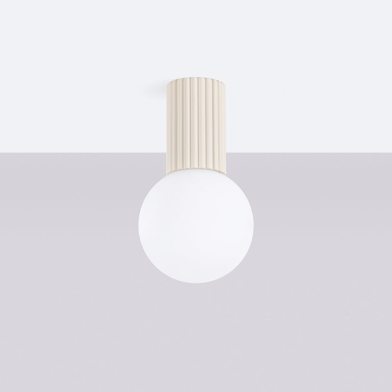 Deckenlampe Halo Beige Ip44 Neutral & Minimalistisch-Leuchtezauber