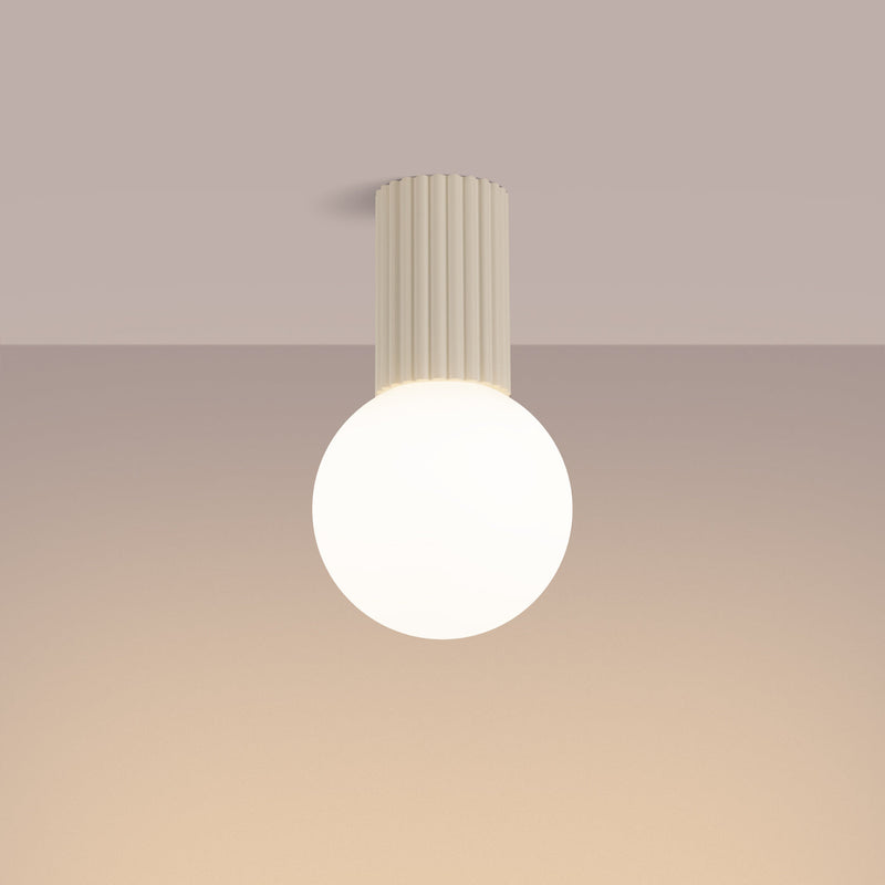 Deckenlampe Halo Beige Ip44 Neutral & Minimalistisch-Leuchtezauber