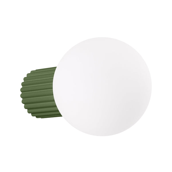 Wandleuchte Halo Olivgrün Ip44 Moderne Wandlampe In Trendigem Olivgrün-Leuchtezauber