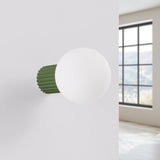 Wandleuchte Halo Olivgrün Ip44 Moderne Wandlampe In Trendigem Olivgrün-Leuchtezauber