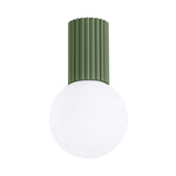 Deckenlampe Halo Olivgrün Ip44 Stilvoller Farbakzent Fürs Bad-Leuchtezauber