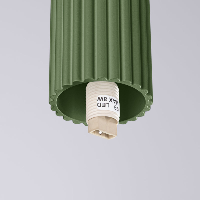 Deckenlampe Halo Olivgrün Ip44 Stilvoller Farbakzent Fürs Bad-Leuchtezauber