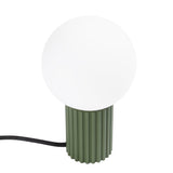 Tischlampe Halo Olivgrün – Stilvolle Tischlampe In Oliv, E27-Kompatibel-Leuchtezauber