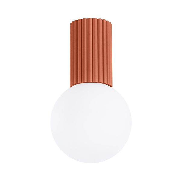 Deckenlampe Halo Roter Ocker Ip44 Wohnlich & Modern-Leuchtezauber
