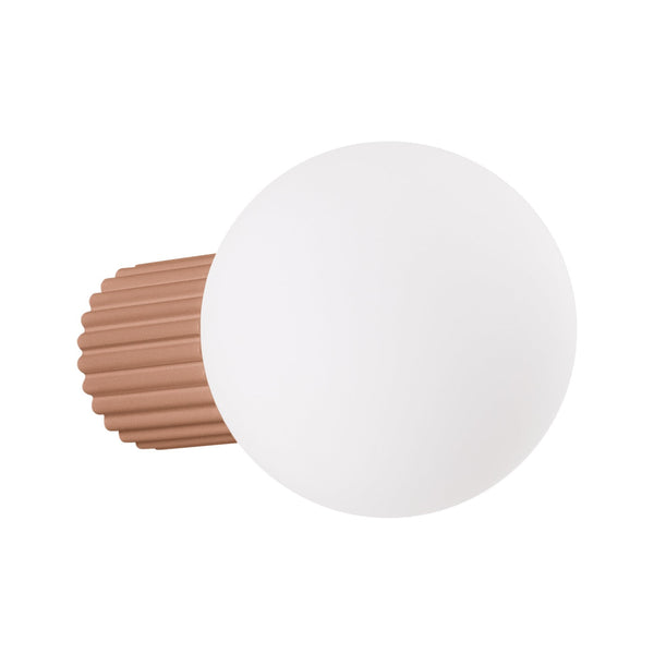 Wandleuchte Halo Mokka Ip44 Stilvolle Wandlampe In Erdiger Mokka-Farbe-Leuchtezauber
