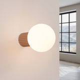 Wandleuchte Halo Mokka Ip44 Stilvolle Wandlampe In Erdiger Mokka-Farbe-Leuchtezauber