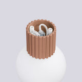Wandleuchte Halo Mokka Ip44 Stilvolle Wandlampe In Erdiger Mokka-Farbe-Leuchtezauber