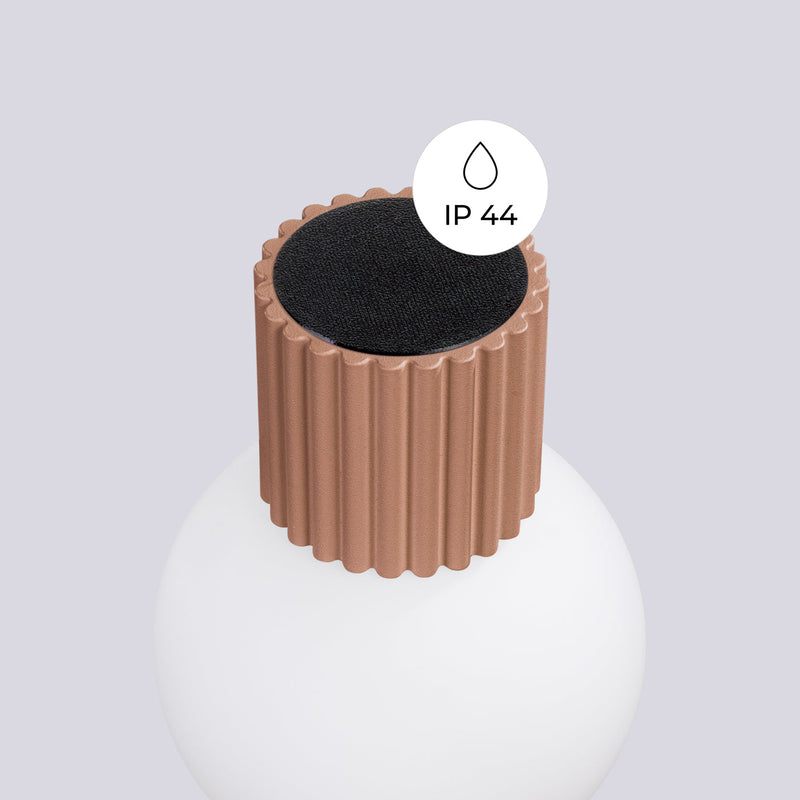 Wandleuchte Halo Mokka Ip44 Stilvolle Wandlampe In Erdiger Mokka-Farbe-Leuchtezauber