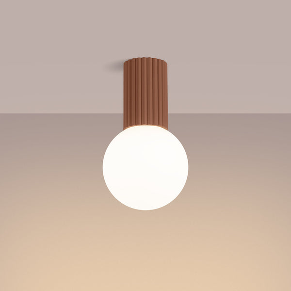 Deckenlampe Halo Mokka Ip44 Warmes Licht Für Nassräume-Leuchtezauber