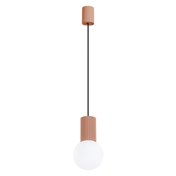 LED Pendelleuchte Halo 1-flammig Mokka – Modernes Design-Leuchtezauber