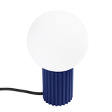 Tischlampe Halo Ultramarin – Farbige Tischleuchte In Blau, E27-Fassung-Leuchtezauber