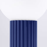 Tischlampe Halo Ultramarin – Farbige Tischleuchte In Blau, E27-Fassung-Leuchtezauber
