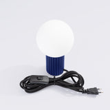 Tischlampe Halo Ultramarin – Farbige Tischleuchte In Blau, E27-Fassung-Leuchtezauber