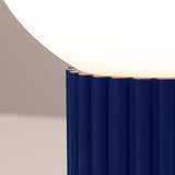 Tischlampe Halo Ultramarin – Farbige Tischleuchte In Blau, E27-Fassung-Leuchtezauber