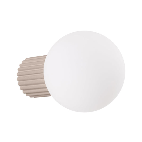 Wandleuchte Halo Taupe Ip44 Dezente Wandlampe In Warmem Taupe-Farbton-Leuchtezauber