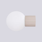 Wandleuchte Halo Taupe Ip44 Dezente Wandlampe In Warmem Taupe-Farbton-Leuchtezauber
