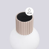 Wandleuchte Halo Taupe Ip44 Dezente Wandlampe In Warmem Taupe-Farbton-Leuchtezauber