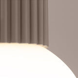 Deckenlampe Halo Taupe Ip44 Moderne Farbe Für Bad & Flur-Leuchtezauber