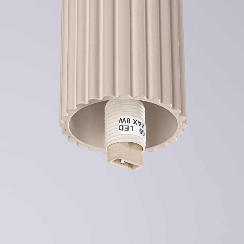 Deckenlampe Halo Taupe Ip44 Moderne Farbe Für Bad & Flur-Leuchtezauber