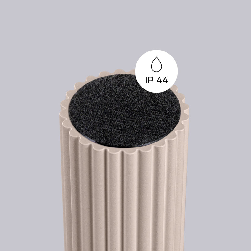 Deckenlampe Halo Taupe Ip44 Moderne Farbe Für Bad & Flur-Leuchtezauber