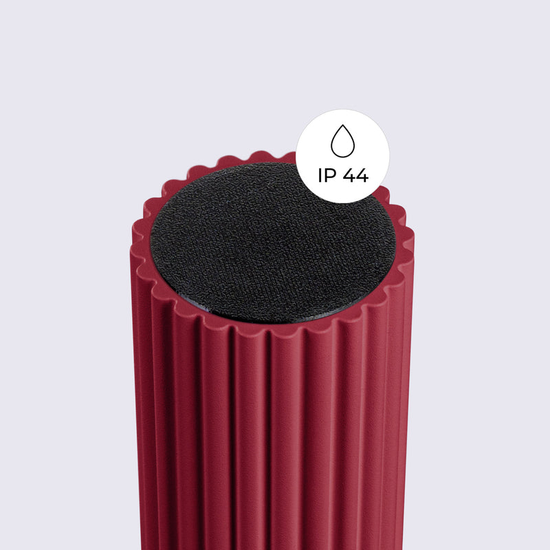 Deckenlampe Halo Burgunderrot Ip44 Stilvoll & Feuchtraumgeeignet-Leuchtezauber