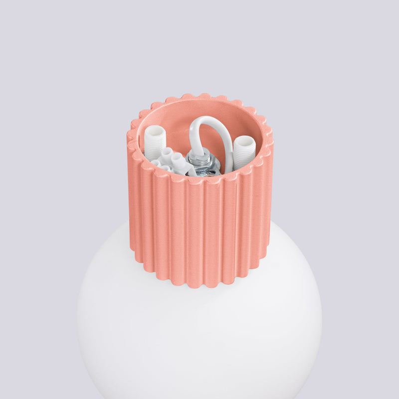 Wandleuchte Halo Apricot Ip44 Stimmungsvolle Wandlampe In Sanftem Apricot-Leuchtezauber