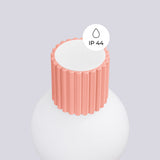 Wandleuchte Halo Apricot Ip44 Stimmungsvolle Wandlampe In Sanftem Apricot-Leuchtezauber