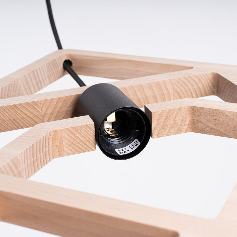 LED Pendelleuchte Caro Schwarz/Gold – Modernes Design-Leuchtezauber