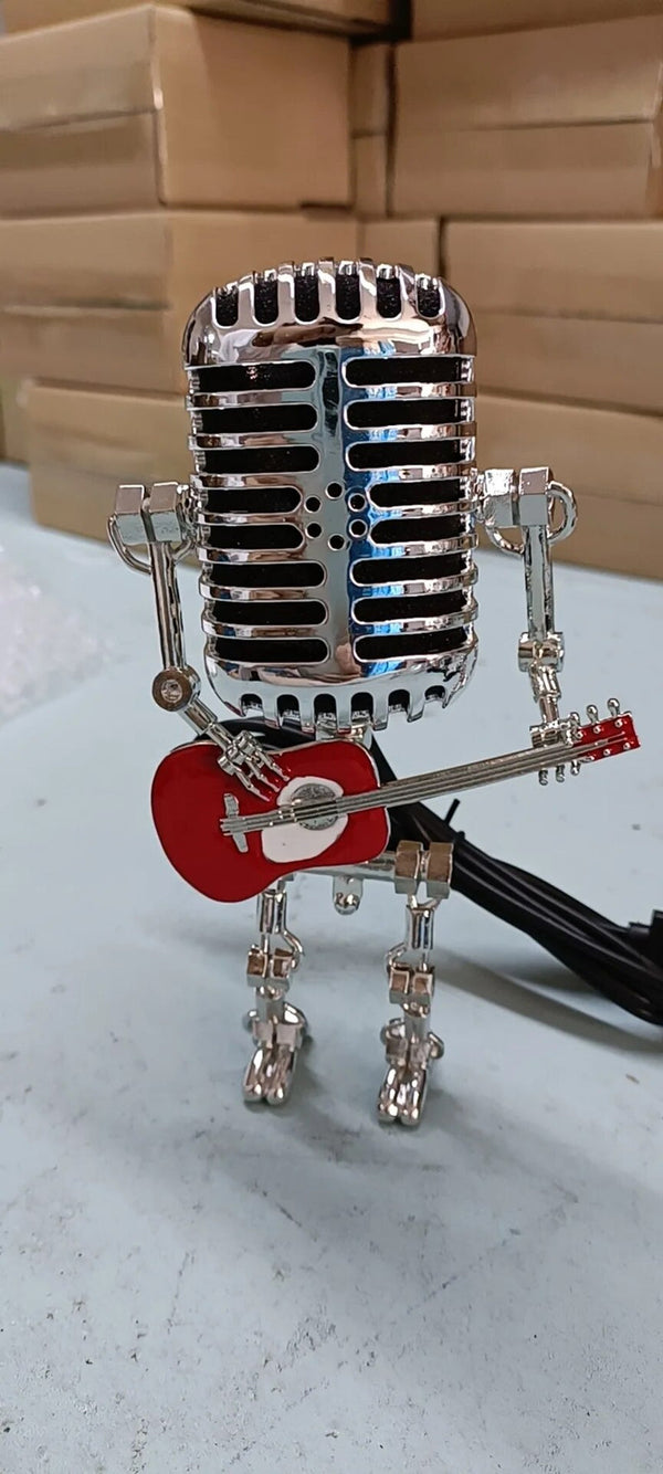Guitarlamp - Lampe Roboter mit Gitarre-Leuchtezauber