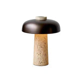 Natural Travertine Tischlampe-Leuchtezauber