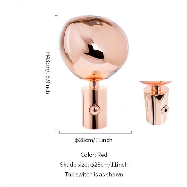 Innovative Tischlampe Melt-Leuchtezauber