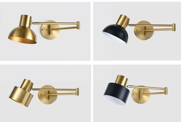 LUXARM Verstelbare Wandlamp met Lange Arm-Leuchtezauber
