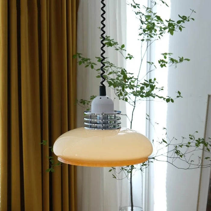 Bauhaus Glas-Pendelleuchte-Leuchtezauber