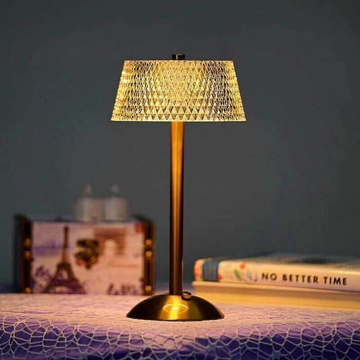 Kabellose Kristall-Tischlampe-Leuchtezauber