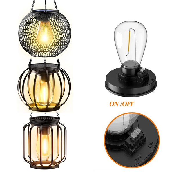 SOLARIA Vintage Solar LED Lantaarn-Leuchtezauber