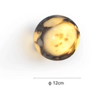 Luxuriöse Kugel-Marmor Wandleuchte