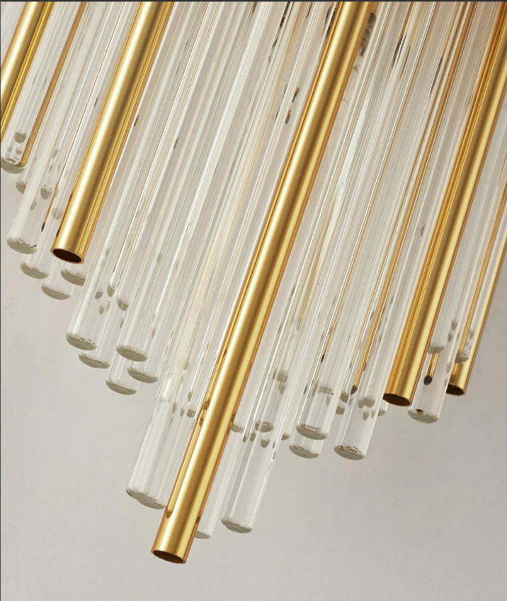 AuriLux Nordic Kristall-Wandleuchte-Leuchtezauber
