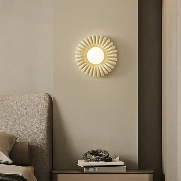 Moderne kreative Schlafzimmer-Wandlampe aus Kunstharz-Leuchtezauber