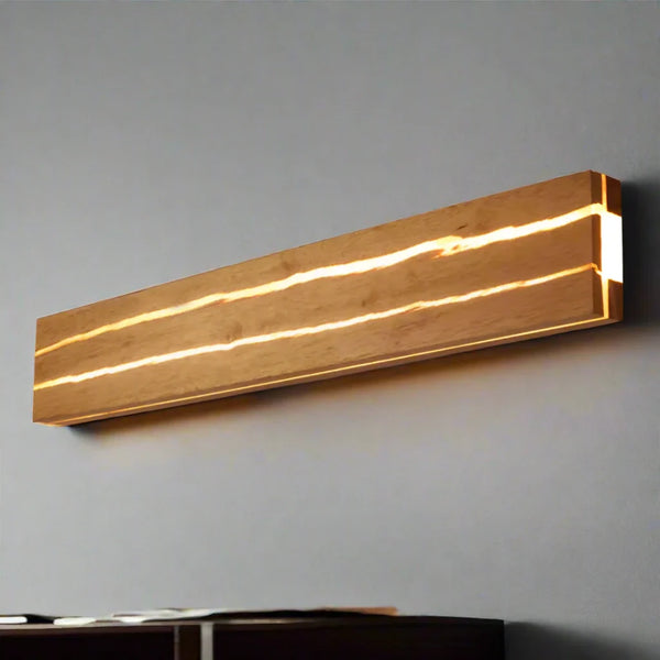 Moderne Wandleuchte in Form eines Risses-Leuchtezauber